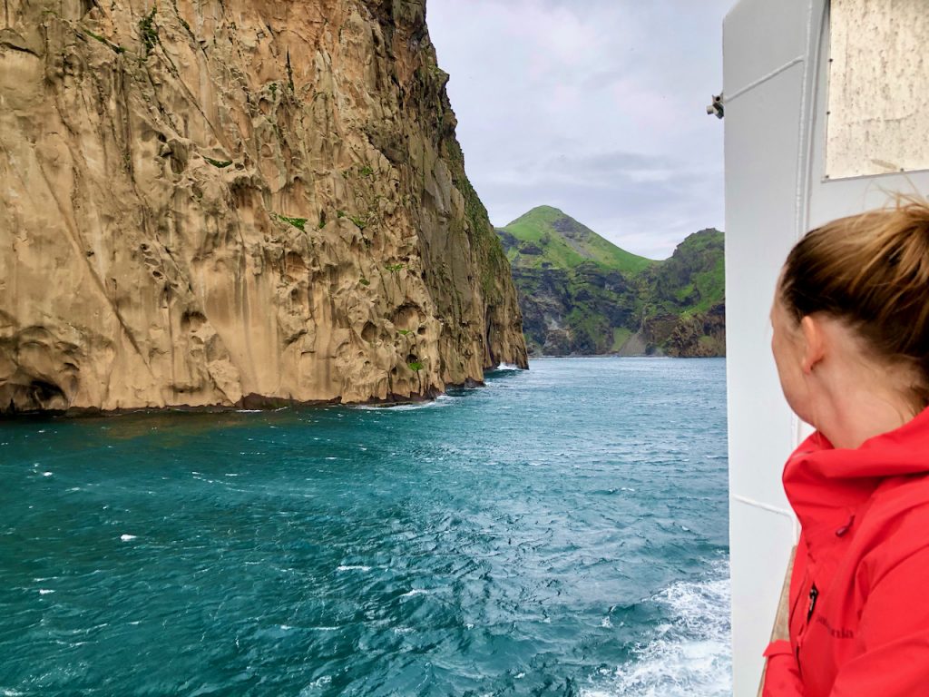 Trabajar en el ferry de Vestmannaeyja