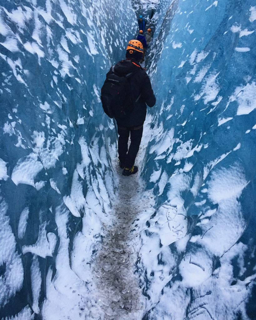 Equipamiento de glaciar incluido en la excursión