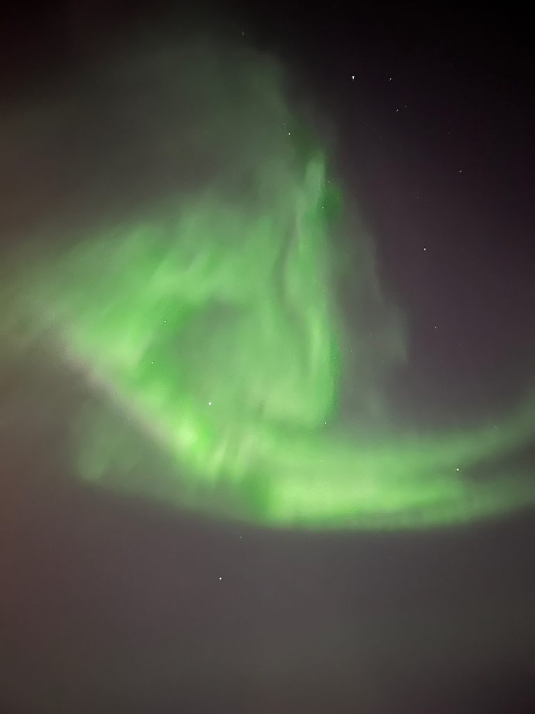 Aurora típica sin filtros