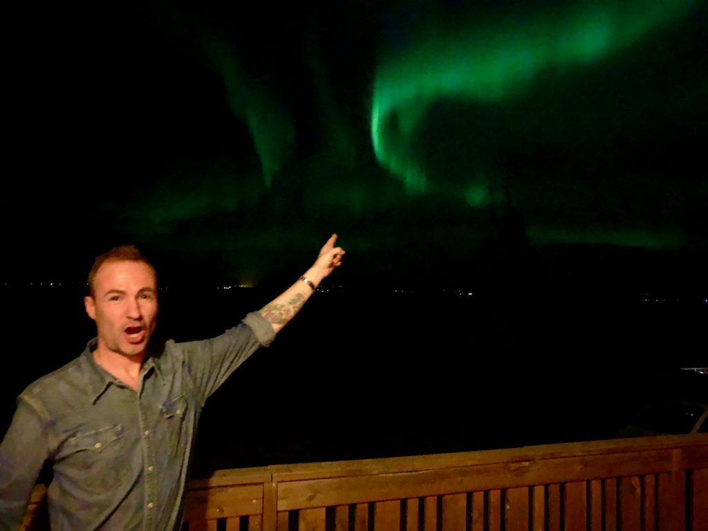 Tormenta de auroras Islandia