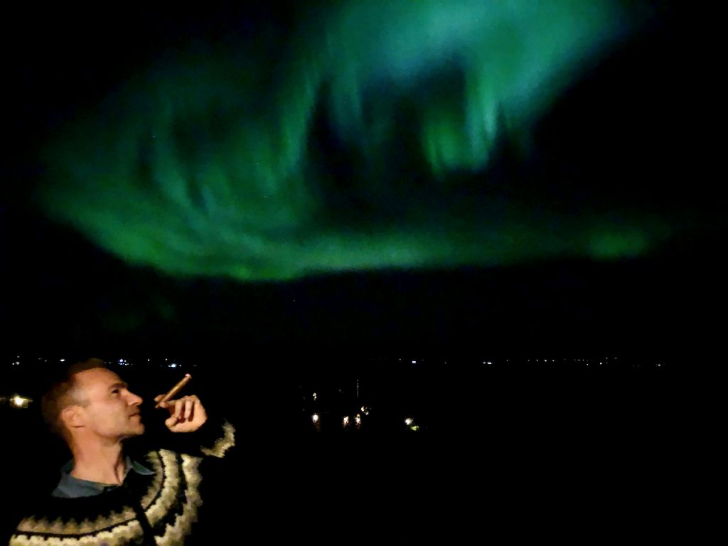 Fumando auroras boreales